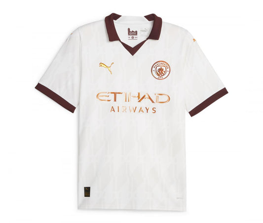 Maillot Manchester City Extérieur 2023/2024 Blanc